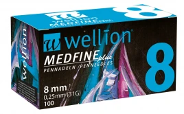 WELLION MEDFINE PLUS IGLE ZA MEHANSKI INJEKTOR 8MM WELLION MEDFINE PLUS IGLE ZA MEHANSKI INJEKTOR 8MM