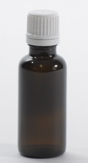Steklenica TE pokrovček in kapalka, 30 ml