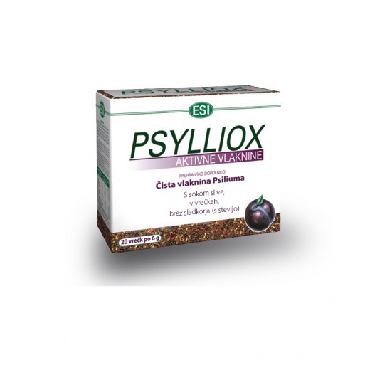 Esi, psylliox aktivne vlaknine, 20 vrečk po 6 g