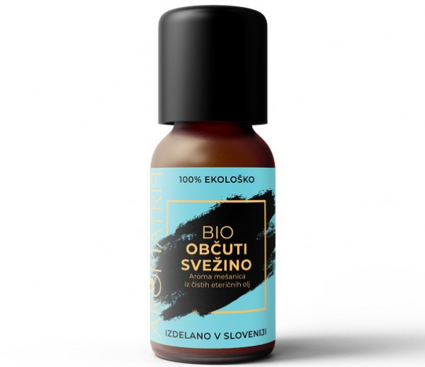 Aromatrip® OBČUTI SVEŽINO – BIO mešanica eteričnih olj 15 ml