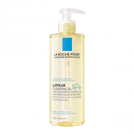 La Roche-Posay, LIPIKAR HUILE LAVANTE AP+ Olje za umivanje telesa za suho kožo, 400 ml
