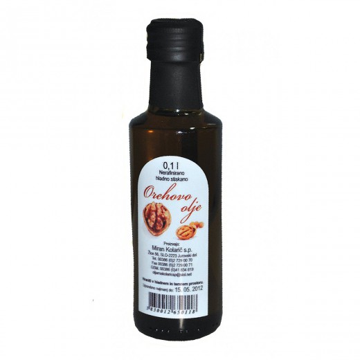 Hladno stiskano orehovo olje Kolarič, 100ml